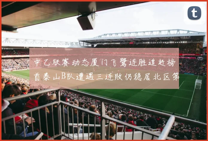 中乙联赛动态厦门飞鹭连胜追赶榜首泰山B队遭遇三连败仍稳居北区第三