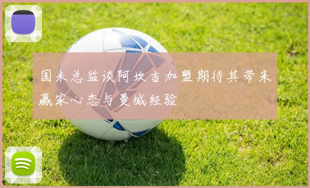 国米总监谈阿坎吉加盟期待其带来赢家心态与曼城经验